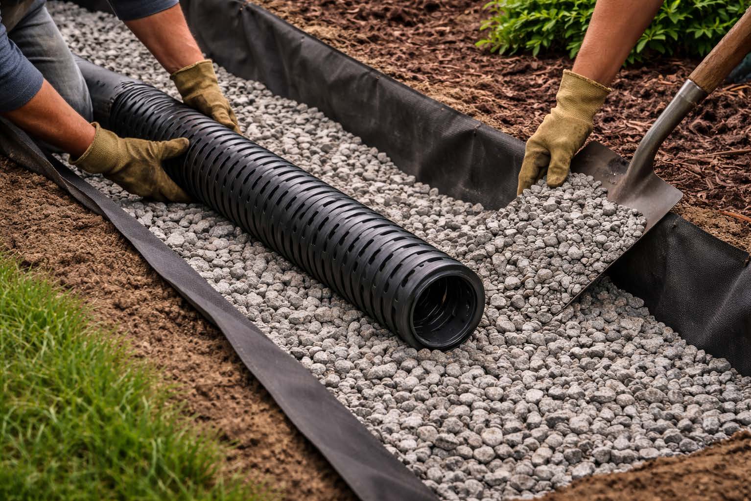 Drainage Solutions from Coastal Roots Landscape & Design